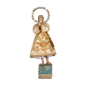 An Antique Santo Figure