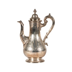 A Victorian Sterling Coffee Pot