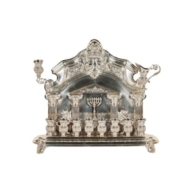 An Hazorfim Sterling Menorah