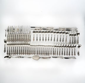A Gorham La Scala Sterling Flatware Service for 12