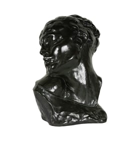 After Auguste Rodin, 1840-1917, Head