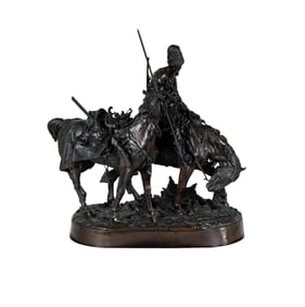 Yevgeny Alexandrovich Lancerey, 1848-1886, Cossack Plunder