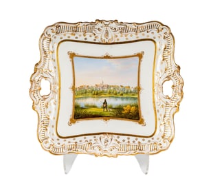 A Berlin (K.P.M.) Porcelain Tray