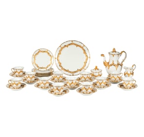 A Meissen Porcelain Dessert and Coffee Service