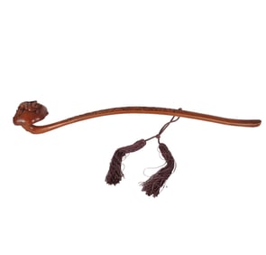 A Boxwood Ruyi Scepter