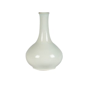 A Very Rare Korean Imperial White-Glazed Vase