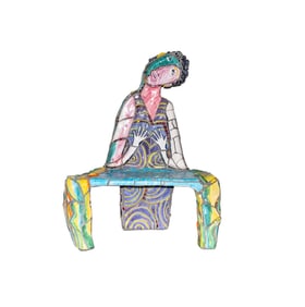 Martha Heavenston Nojima, B. 1955, Crimson Flush