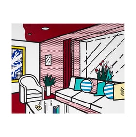 Roy Lichtenstein, 1923-1997, The Living Room (from the Interior Series)