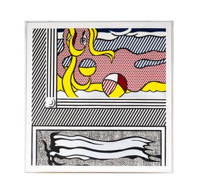 Roy Lichtenstein, 1923-1997, Two Paintings: Beach Ball, from the Paintings Series