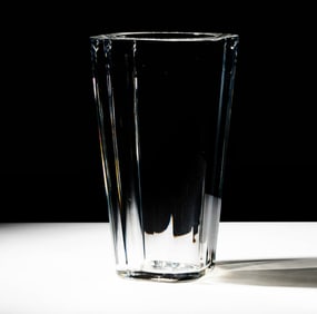 A Baccarat Crystal Flower Vase