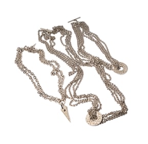 Two Assorted Pianegonda Sterling Silver Necklaces and Bracelet