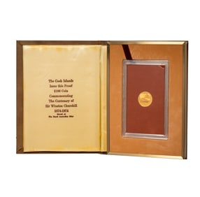 1974 Cook Islands Winston Churchill Gold Coin