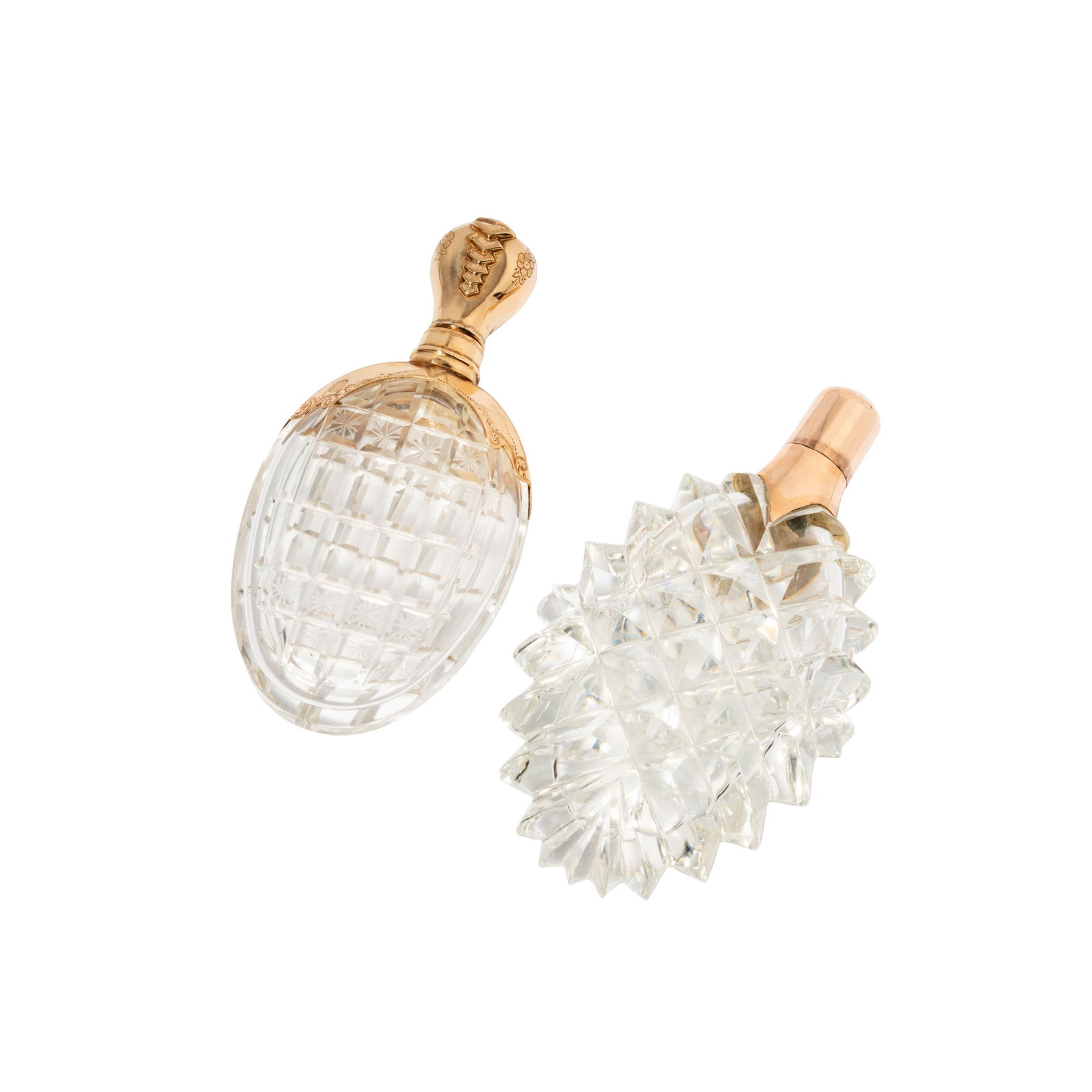 14 Karat Yellow Gold Crystal Bottle (1 of 11)