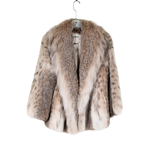 A Galanos Lynx Fur Coat