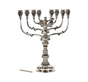 A Monumental Sterling Menorah
