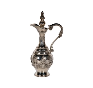 A Judaica Sterling Ewer