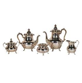 A Gorham Sterling Tea and Coffee Service