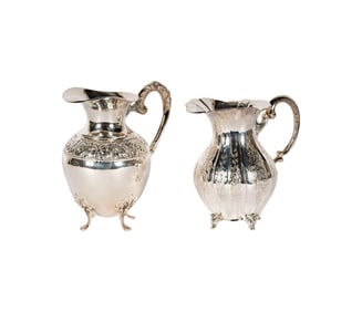 Two Sterling Pitchers