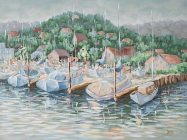 20th Century, Boats in Harbor