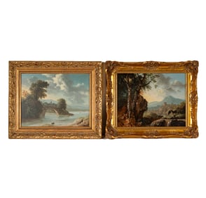 Richard Peterson, B. 1947, Two Works (Landscapes)