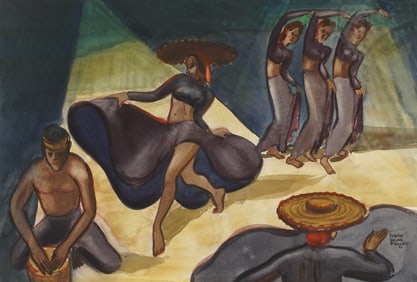 Dorothy Sklar, 1906-1996, Cuban Nightclub No. 2