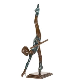 Victor Villareal, B. 1944, Ballerina at the Barre