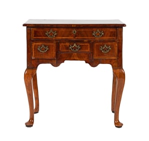 A Georgian Walnut Lowboy