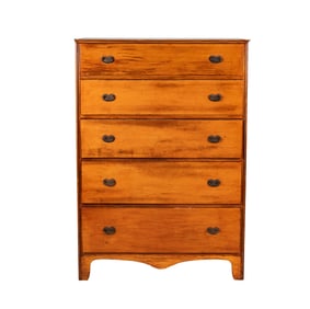An American Pine Chest of Drawers