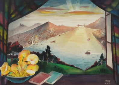 Ramon Garcia, 1876 - 1958, Promised Land (San Francisco Bay)