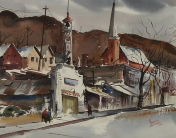 Harold Gretzner, 1902-1977, Austin Fire