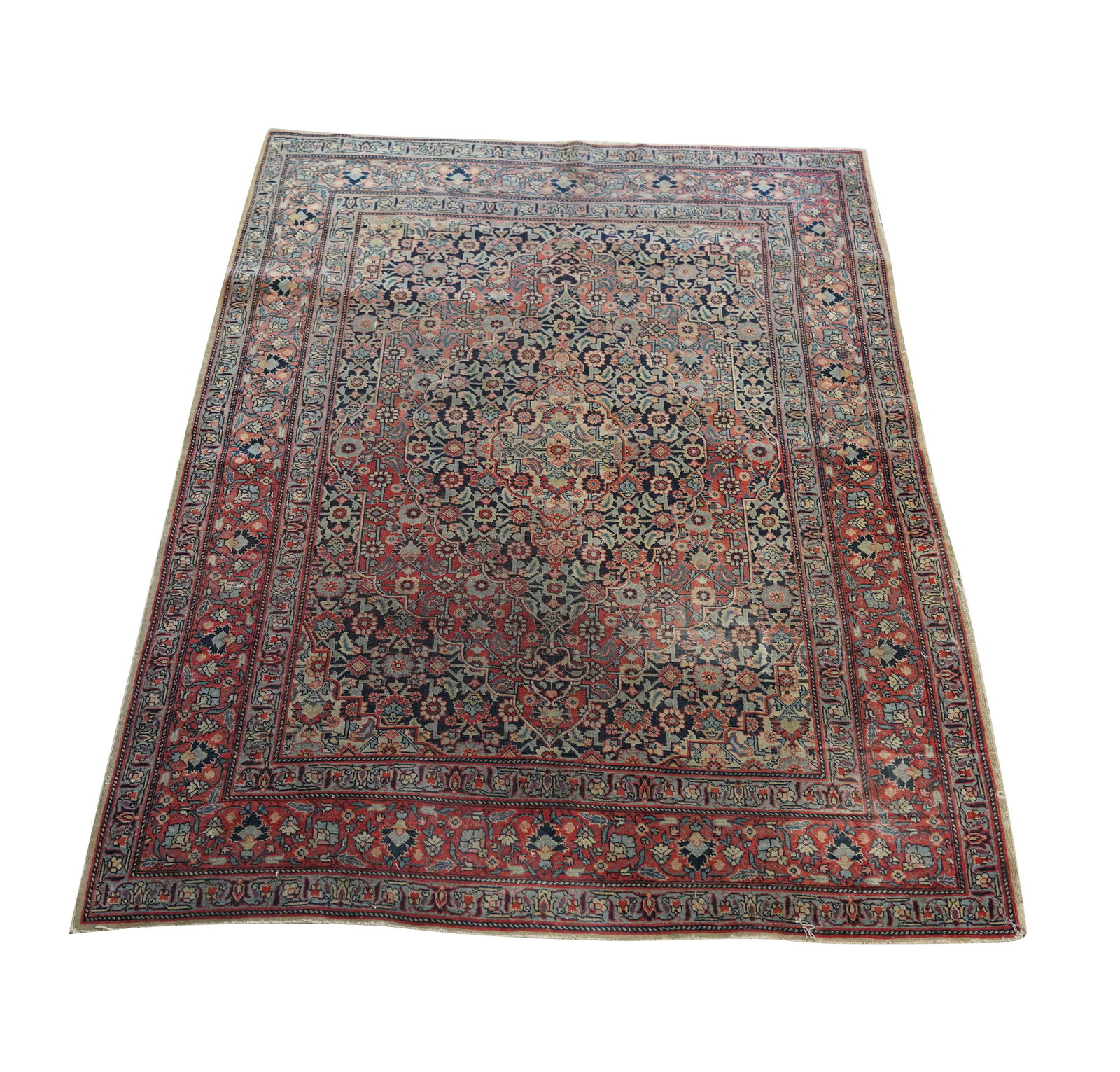 A Persian Rug 4'4" x 5'8": wool on cotton 4'4" x 5'8"