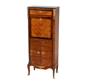 A Louis XV-Style Gilt Metal-Mounted Secretary