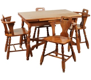 A California Ranch-Style Dining Set
