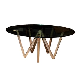A Mid-Century Modern Round Dining Table
