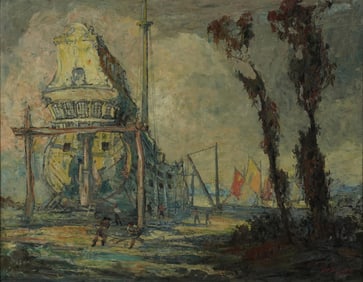 Geoffrey Holt, 1882-1977, Building the Galleon