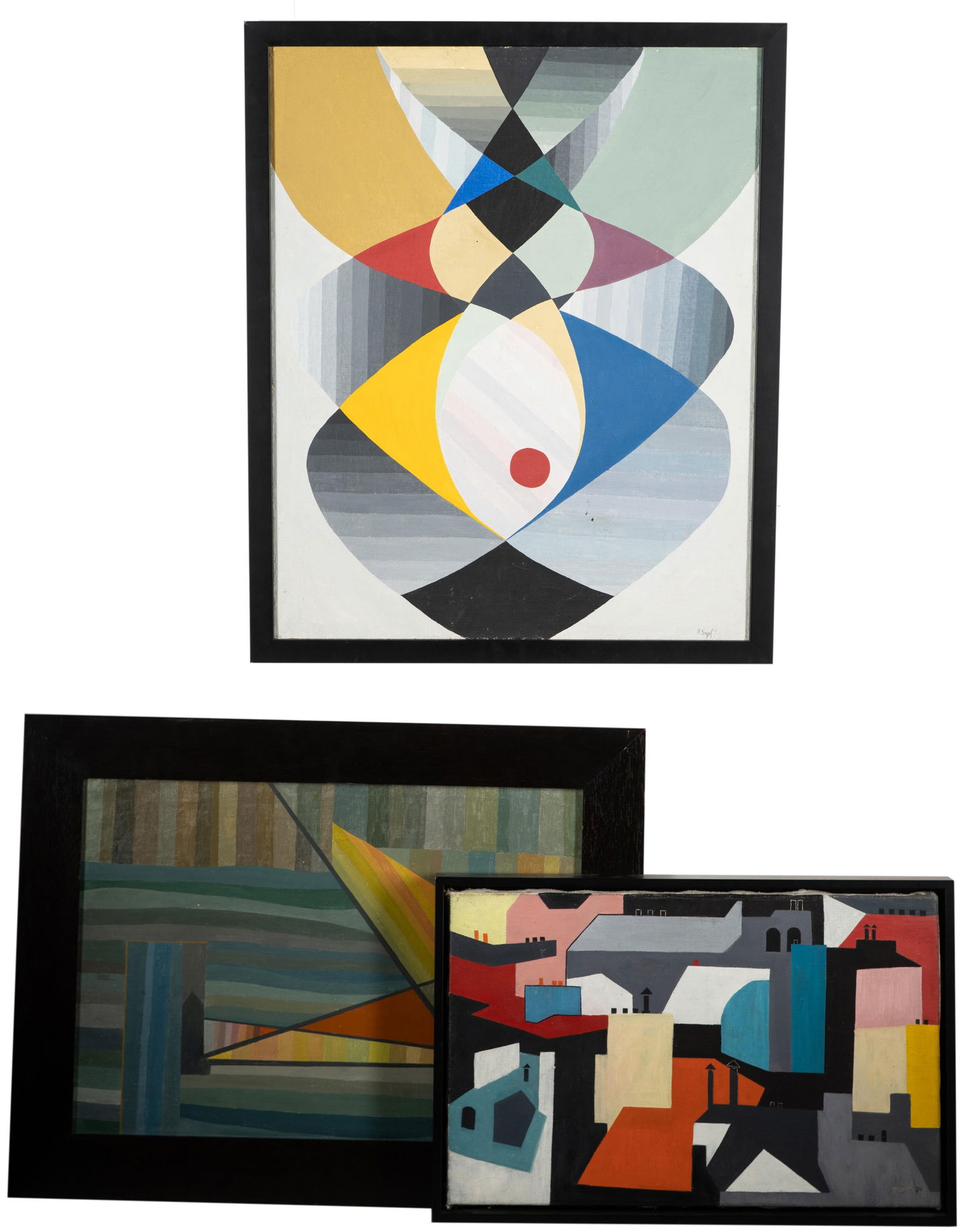 David Segel, 1921-2005, Three Works (1 of 9)