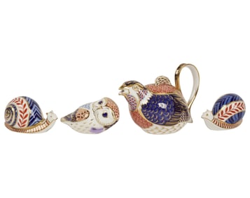 A Group of Royal Crown Derby Imari Porcelain