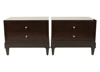 A Pair of Modernist Nightstands