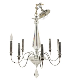 A Contemporary Seven-Light Chandelier