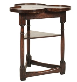 An English Oak Cricket Table