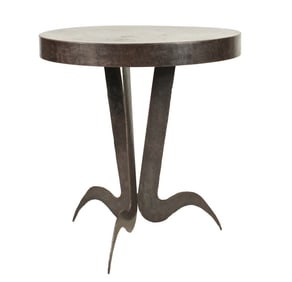 A Modernist Steel Table