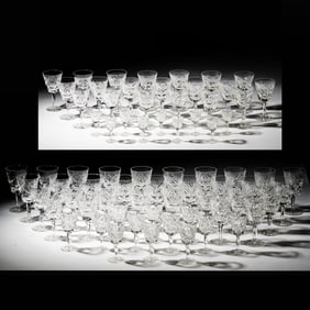 A Waterford Ashling Crystal Stemware Service