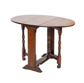 An Oval Gateleg Side Table