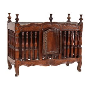 A French Provincial Walnut Panettiere