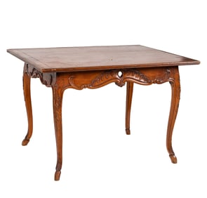 A French Provincial Leather-Top Writing Table
