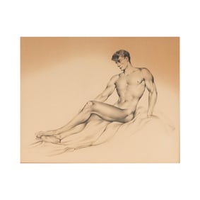 Alejandro de Canedo, 1902-1978, Male Nude Figure