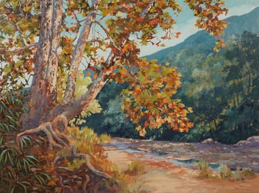 Don Munz, B. 1931, Autumn Landscape