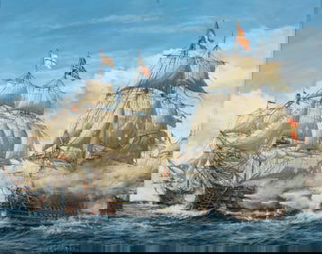 A.A. Orlinski, 20th Century, Battle of Trafalgar- First Engagement