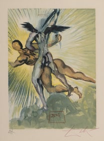 Salvador Dali, 1904-1989, The Fallen Gods