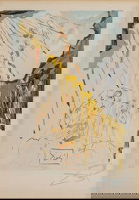 Salvador Dali, 1904-1989, The Mystic Ladder